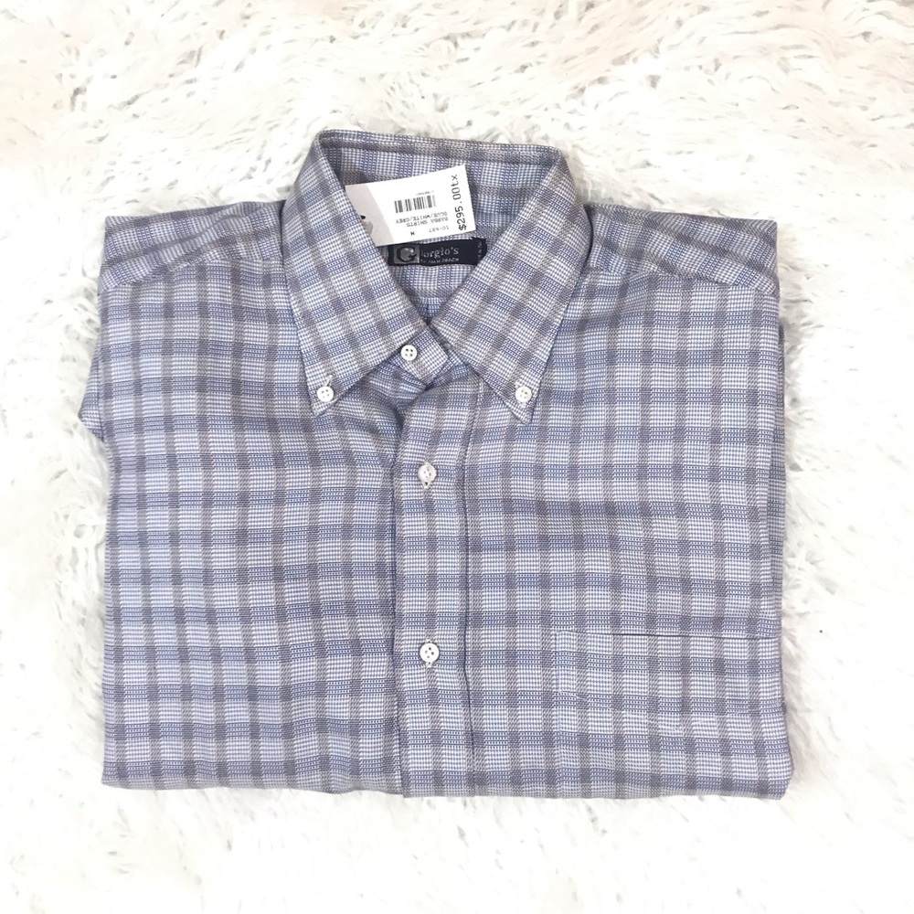Giorgio’s of Palm Beach made in Italy plaid shirt